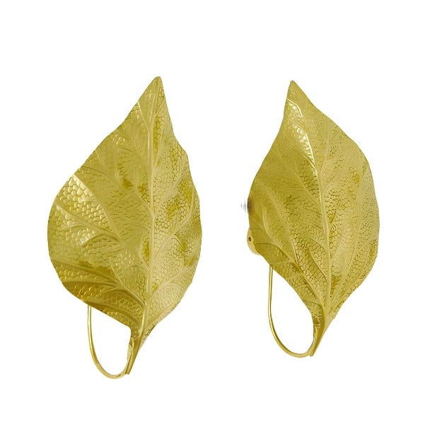 Applique Art. 1813 - LEAF - Brass - Tommaso Barbi Style 