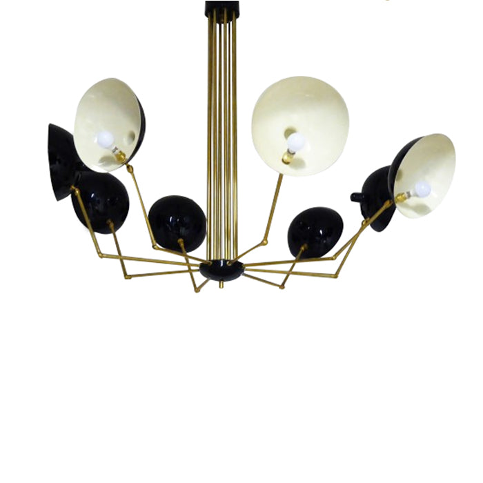 Lampada stile Stilnovo 8 diffusori - Art. 1941