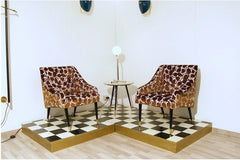 Pair of Velvet Armchairs Art. 1058 