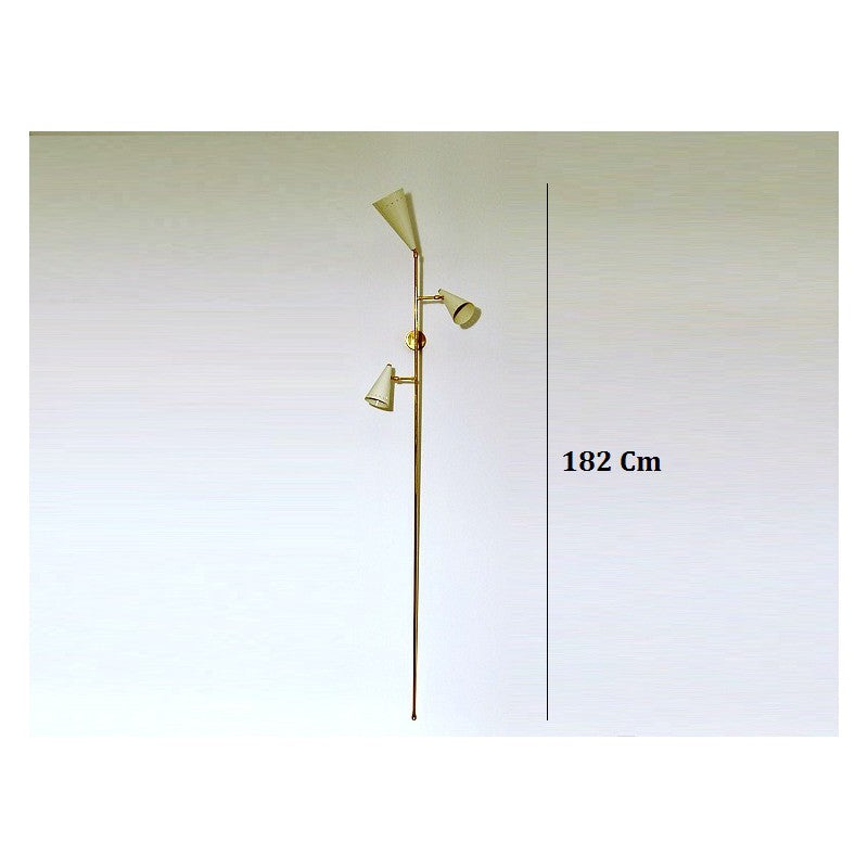 Applique Art. 1214 - 3 Jointed DIFFUSERS - Brass 