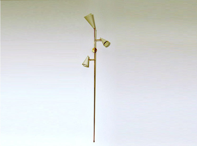 Applique Art. 1214 - 3 Jointed DIFFUSERS - Brass 