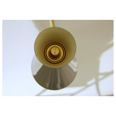 Applique Art. 1815 - Metal lampshade - Brass structure - GRAY 