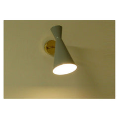 Applique Art. 1815 - Metal lampshade - Brass structure - GRAY 