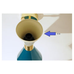 Double Cone Wall Lamp Art. 1844 - 2 DIFFUSERS - Brass / Metal 