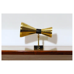 Double Cone Wall Lamp Art. 1722 - 2 DIFFUSERS - Brass / Metal 