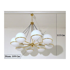 Ceiling Lamp Art. 1701 - 8 Diffusers 