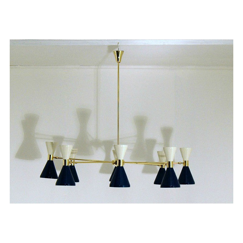 Lampada da Soffitto Art. 1731, 8 Diffusori