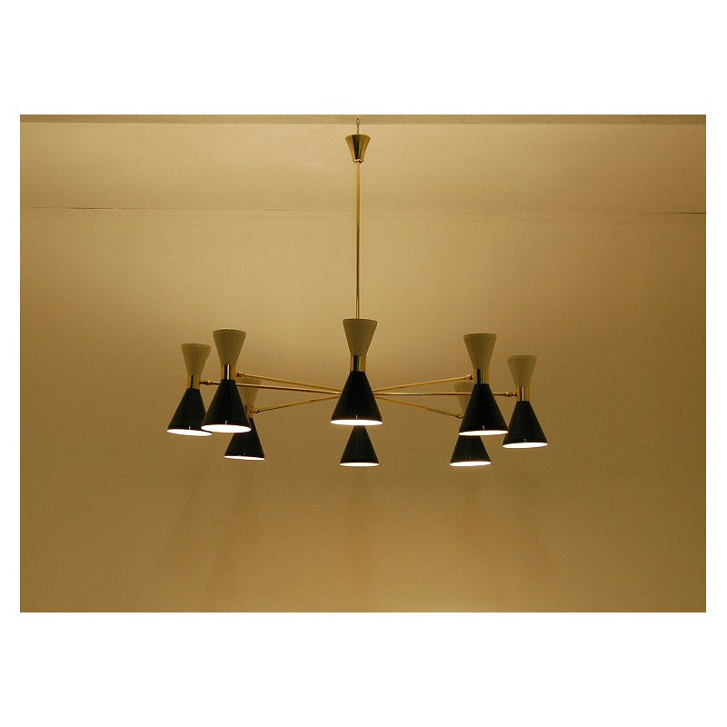 Lampada da Soffitto Art. 1731, 8 Diffusori