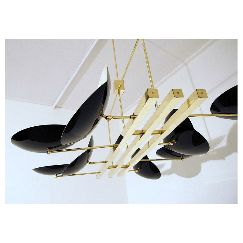 Lampada da Soffitto Art. 1800, 8 Diffusori