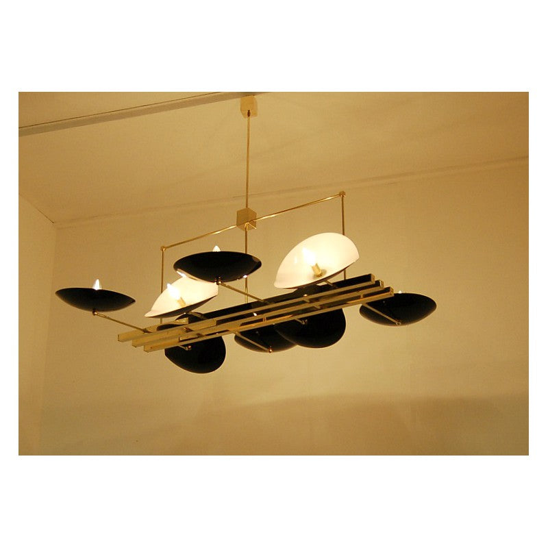 Lampada da Soffitto Art. 1800, 8 Diffusori