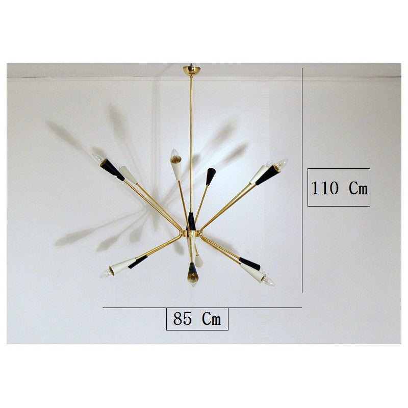 Lampada da Soffitto SPUTNIK - Art. 1764 - 12 Diffusori