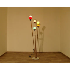 Floor Lamp, Art. 1074 Alberello, 6 Diffusers 